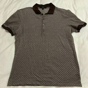 GUCCI GG Diamond Pattern Polo - Large Runs Small